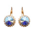 Earrings "Klaris IX (Sapphire Shimmer)" with Swarovski™ crystals